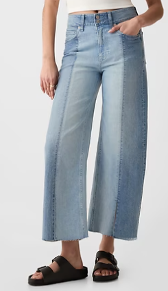 Gap High Rise Stride Wide-Leg Ankle Jeans, $44.00 (was $89.95)