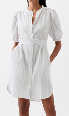 Gap Linen-Cotton Mini Shirtdress (6 colors), $27.99 (was $69.95)