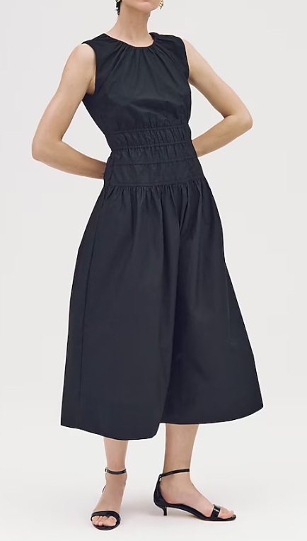 J.Crew Hyacinth dress in cotton poplin, $59.50 (was $128)