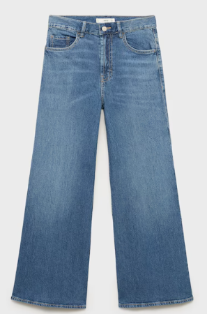 Mango High-Rise Wide Leg Jeans, $39.99 (was $69.99)