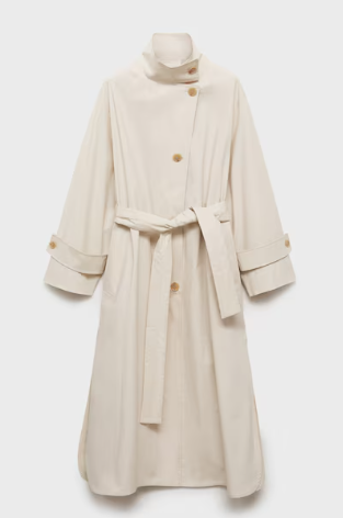 Mango Oversized Cotton Trench Coat, $129.99 (was $219.99)