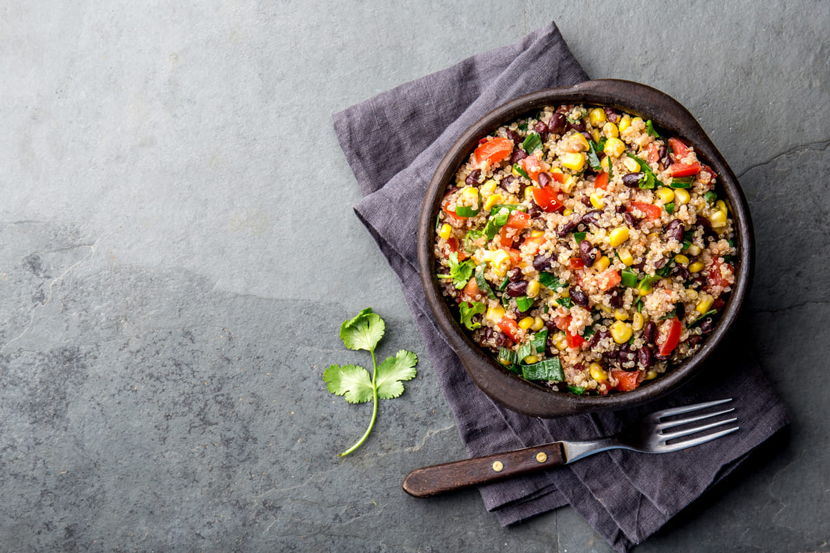 Quinoa and Black Bean Salad