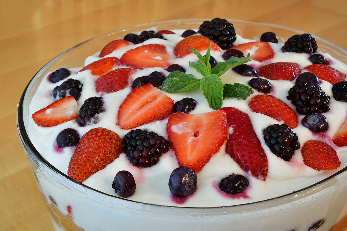 Red, White, and Blue Trifle