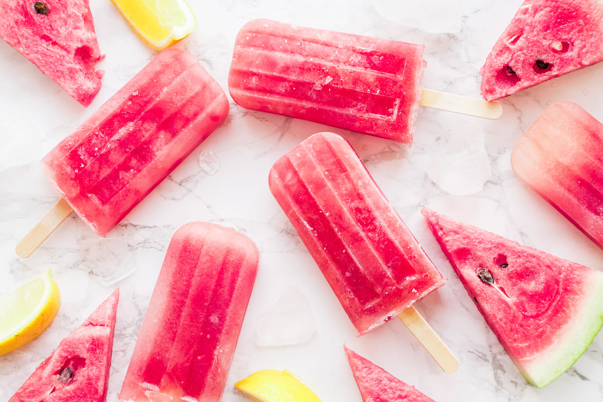 Watermelon Popsicles