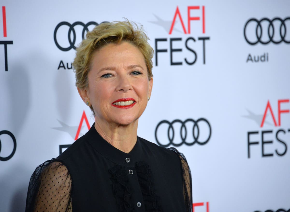 Annette Bening short cropped hair