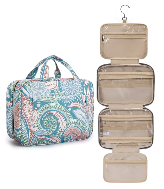 BAGSMART Toiletry Bag Travel Bag (12 colors), $27.99