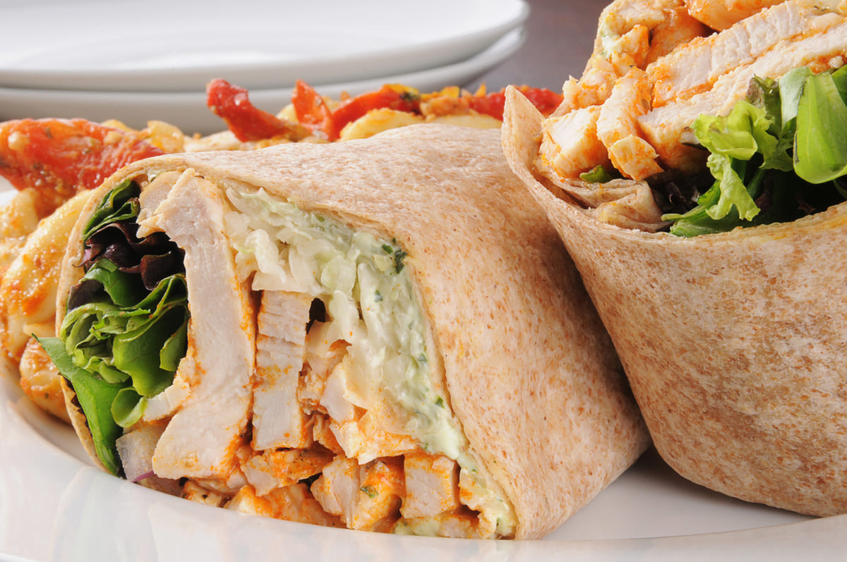 Grilled Chicken and Avocado Wrap