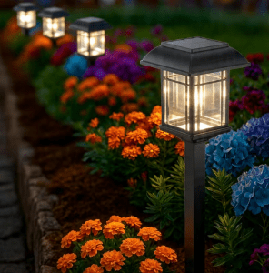 Backyard Entertainment Space: Harbor Breeze Solar LED Outdoor Path Light Kit