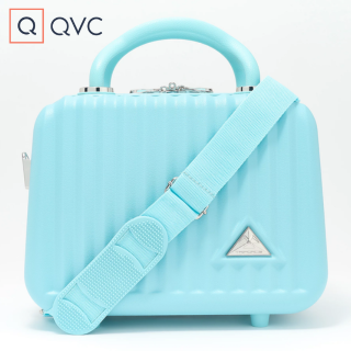 Triforce Monochrome Beauty Case with Crossbody Strap, $62