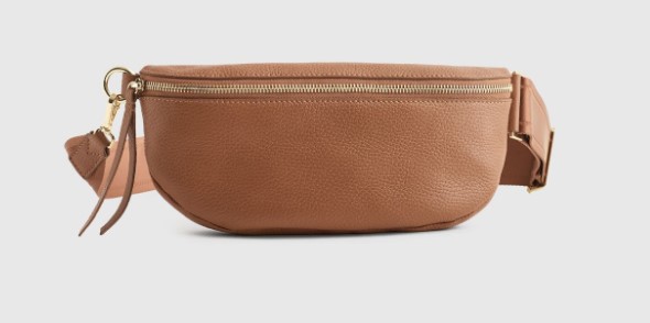 Quince Italian Pebbled Leather Sling Bag, $69.90