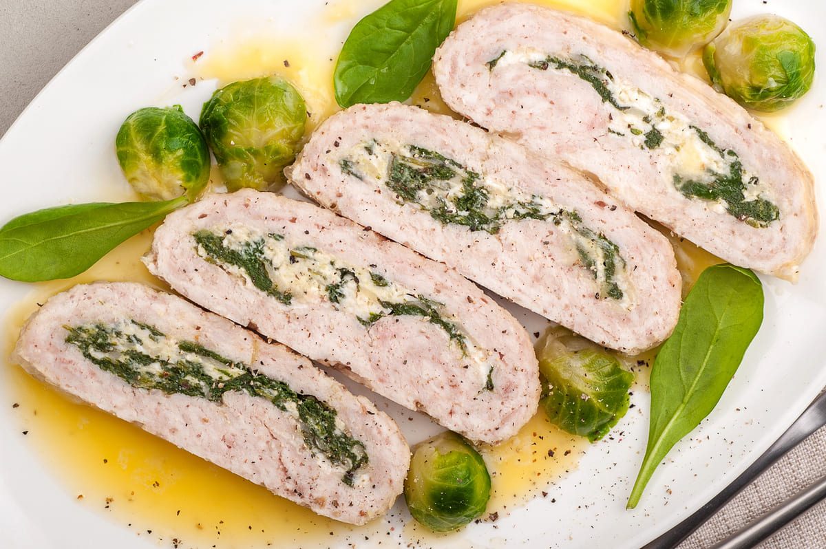 Spinach and Feta Stuffed Chicken Breast