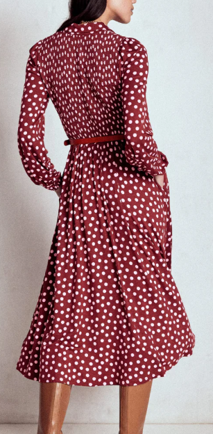 Boden Smocked Jersey Shirt Dress $135.20 with code T4TM (was $169)