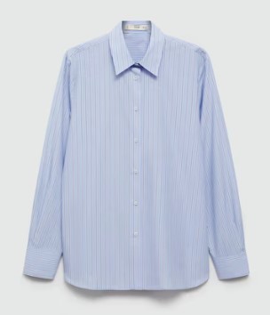 Regular Cotton Lyocell-blend Shirt, $49.99