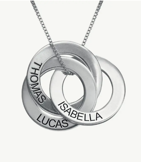 Russian Ring Necklace, $119