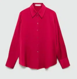 Satin Finish Flowy Shirt (3 colors), $49.99