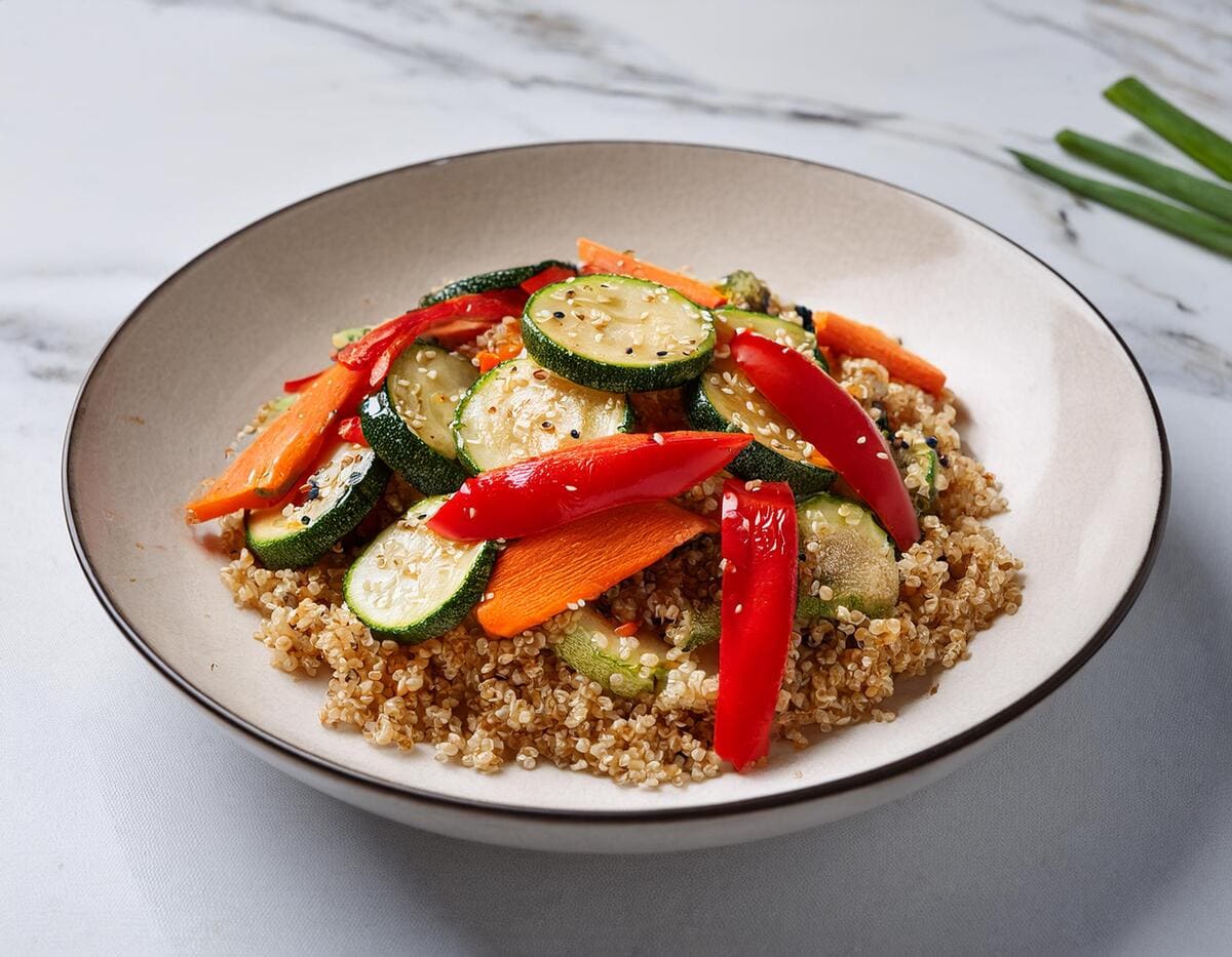 Quinoa and Veggie Stir-fry
