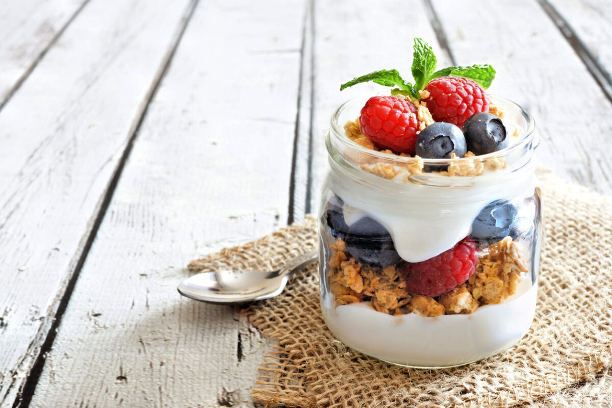 Greek Yogurt and Granola Parfait