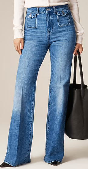 J. Crew Vintage flare jean with flap pockets $94.50 (was $158)