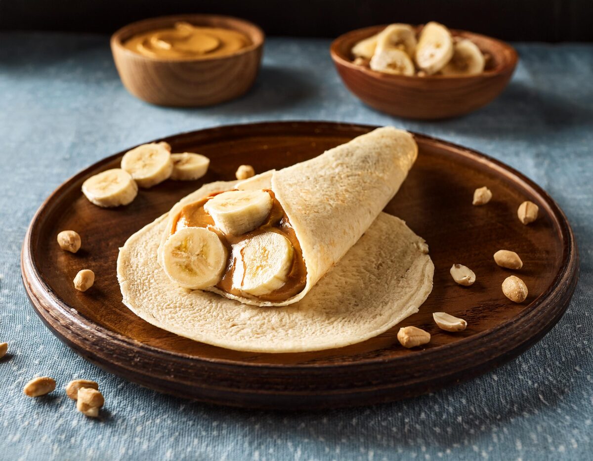 Peanut Butter and Banana Wrap