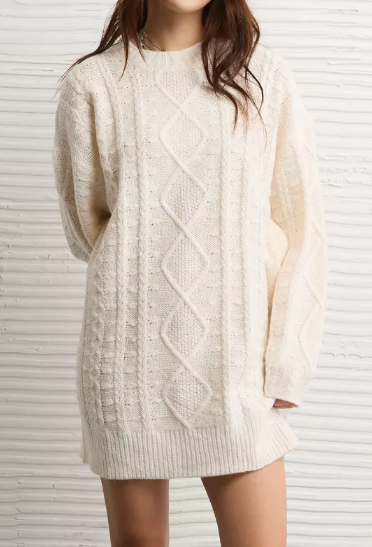 Anthropology AE Cable Knit Sweater Dress (2 colors) $44.81 (was $64.95)