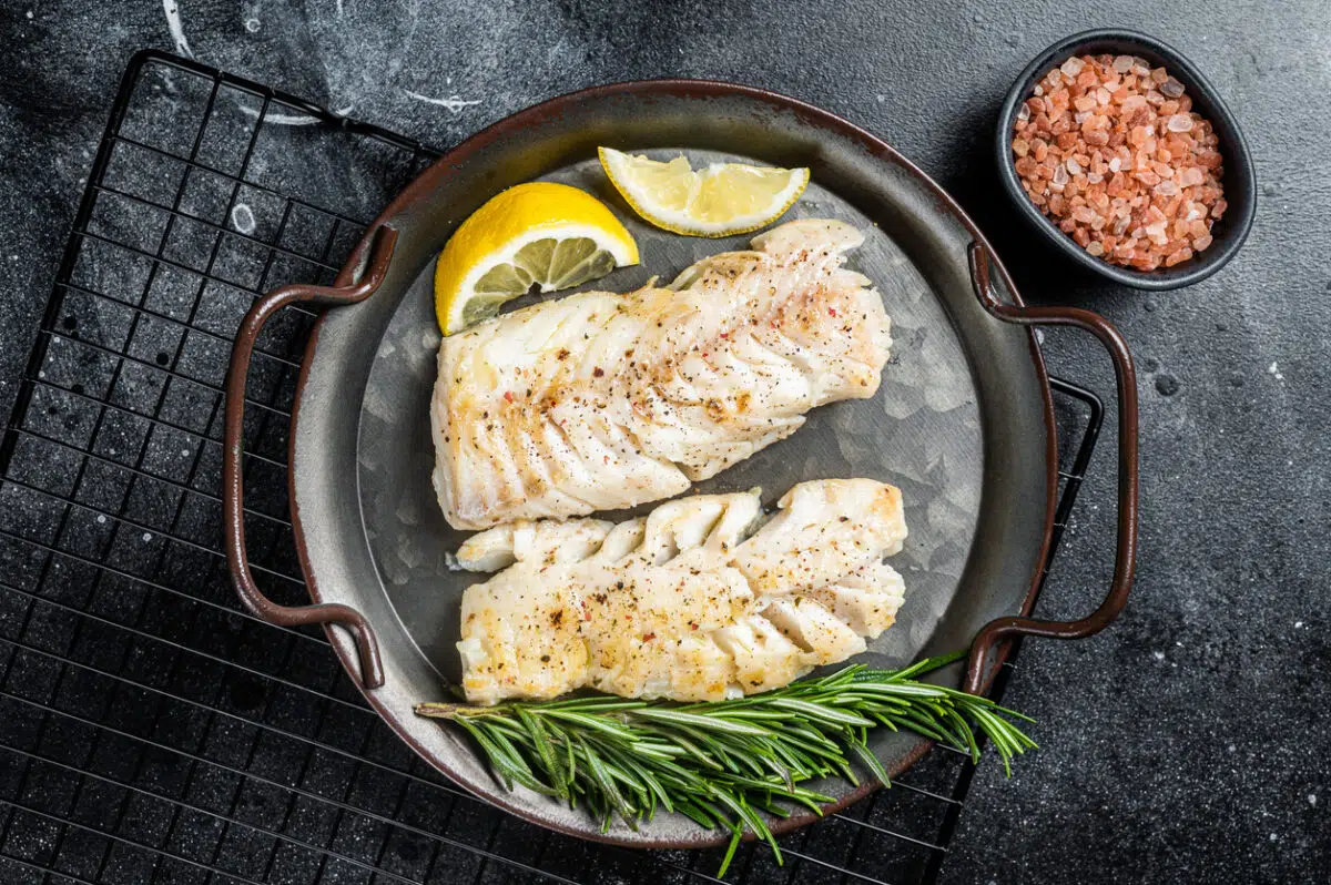 Roast Fillets of codfish