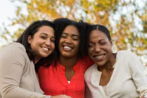 PATTERN feature, diverse image of women