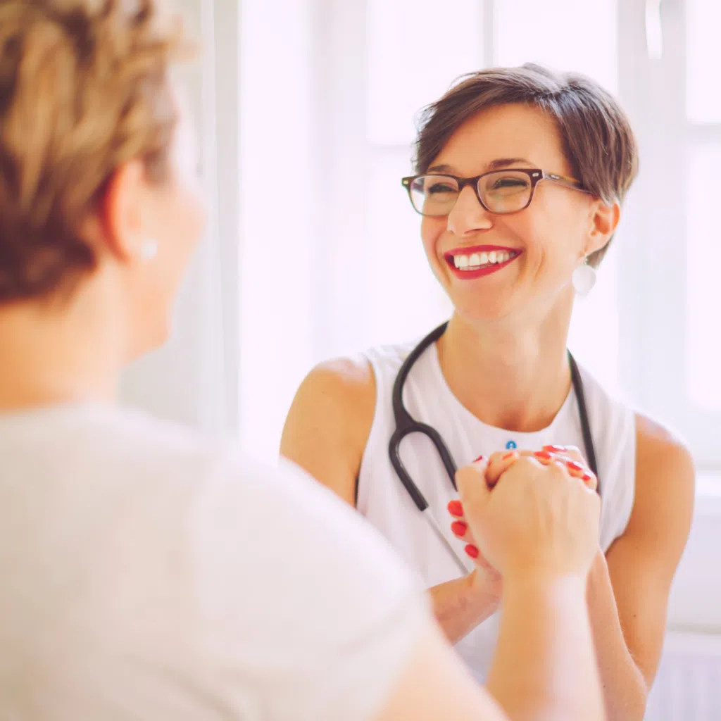 Woman with a doctor