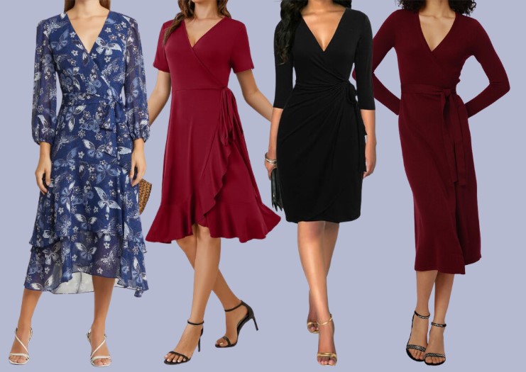 wrap dresses feature