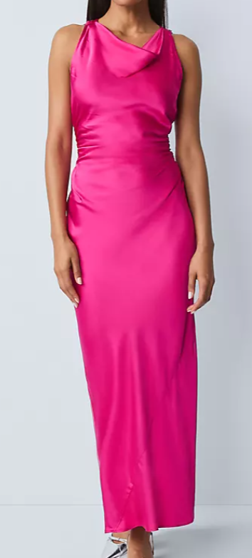 Ann Taylor Halter Bias Satin Maxi Dress $125.30 (was $179)