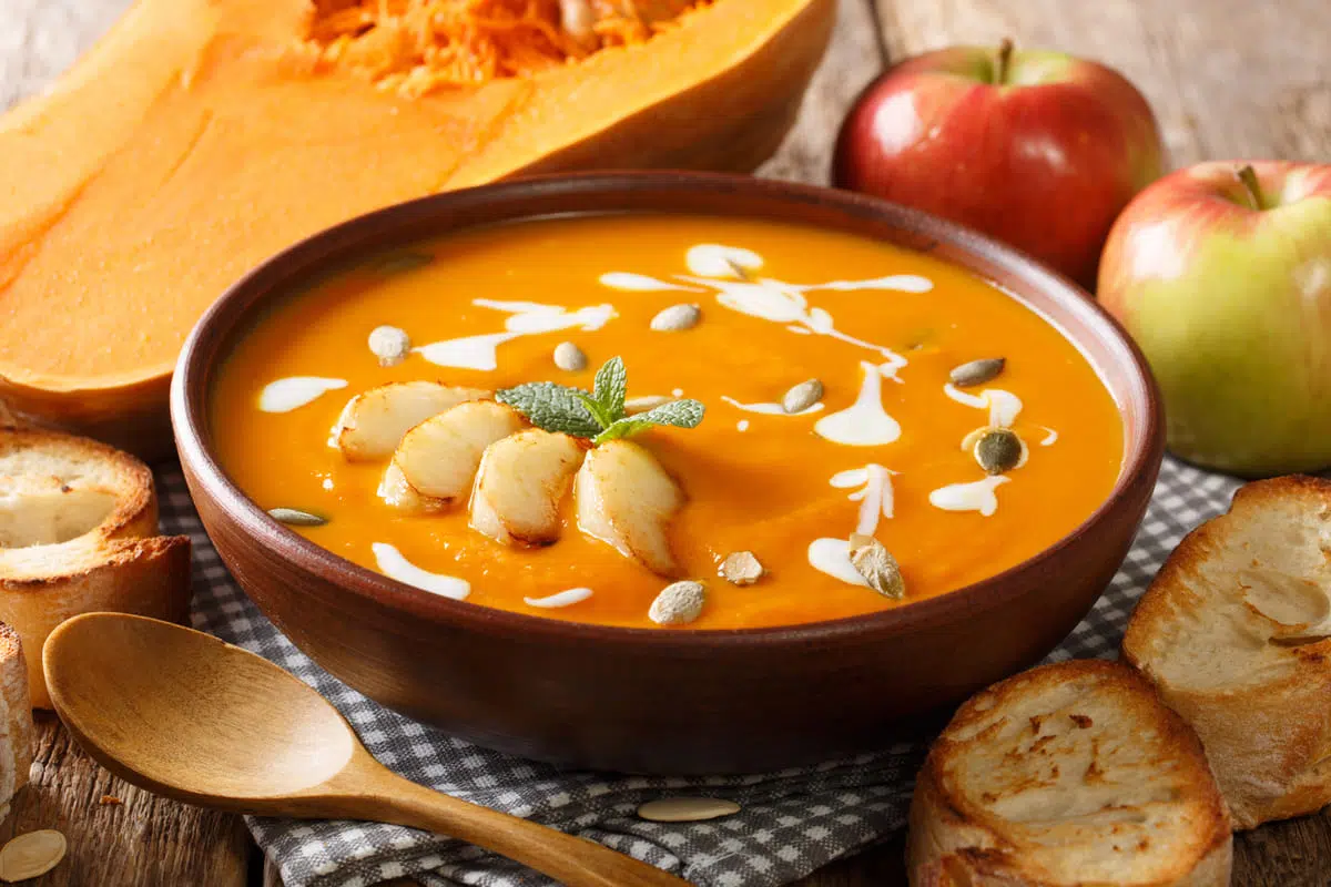 Butternut Squash and Apple Soup
