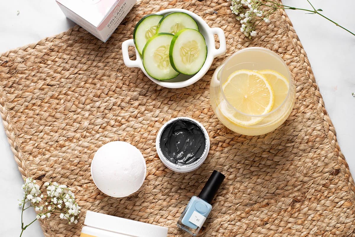 Collagen for her morning routine