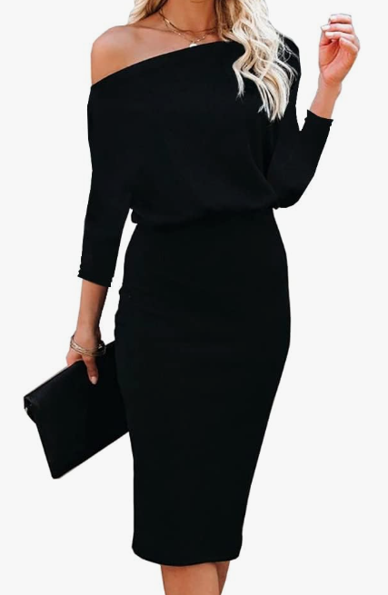 Ezbelle Off the Shoulder Sleeve Batwing HIPS-Wrap (12 colors) $46.99