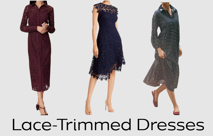 Lace-Trimmed Dresses