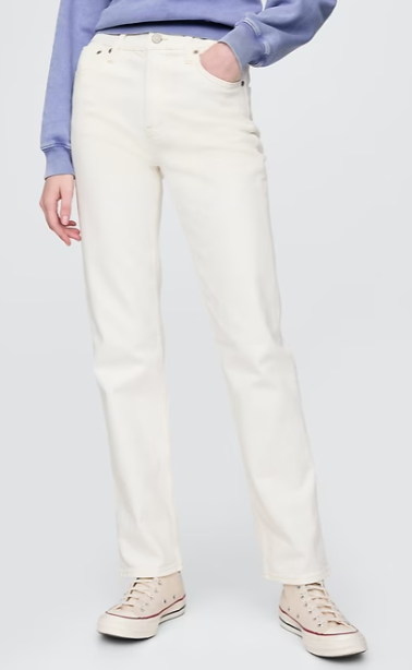 GAP High Rise ’90s Straight Jeans (10 colors) $71