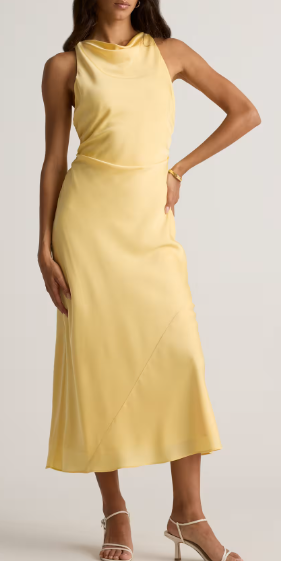 Washable Stretch Silk High Neck Midi Dress (9 colors) $149.90 (was $348)