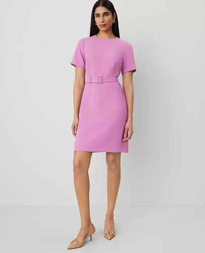 Ann Taylor Belted Sheath Dress