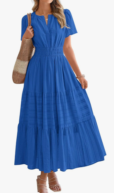 BTFBM Womens Summer 2026 Casual Midi Maxi Dresses (21 colors) $53.99