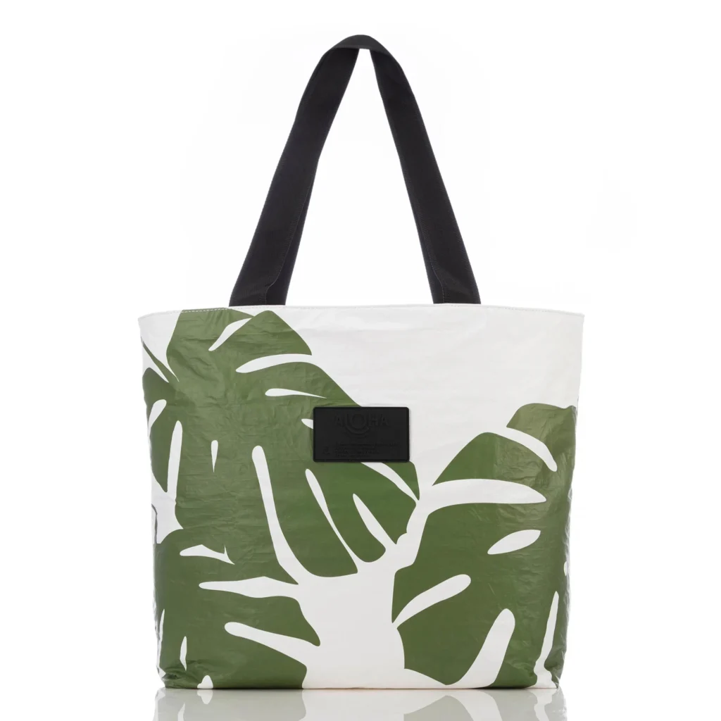 Day Tripper Monstera Water Resistant Tote
