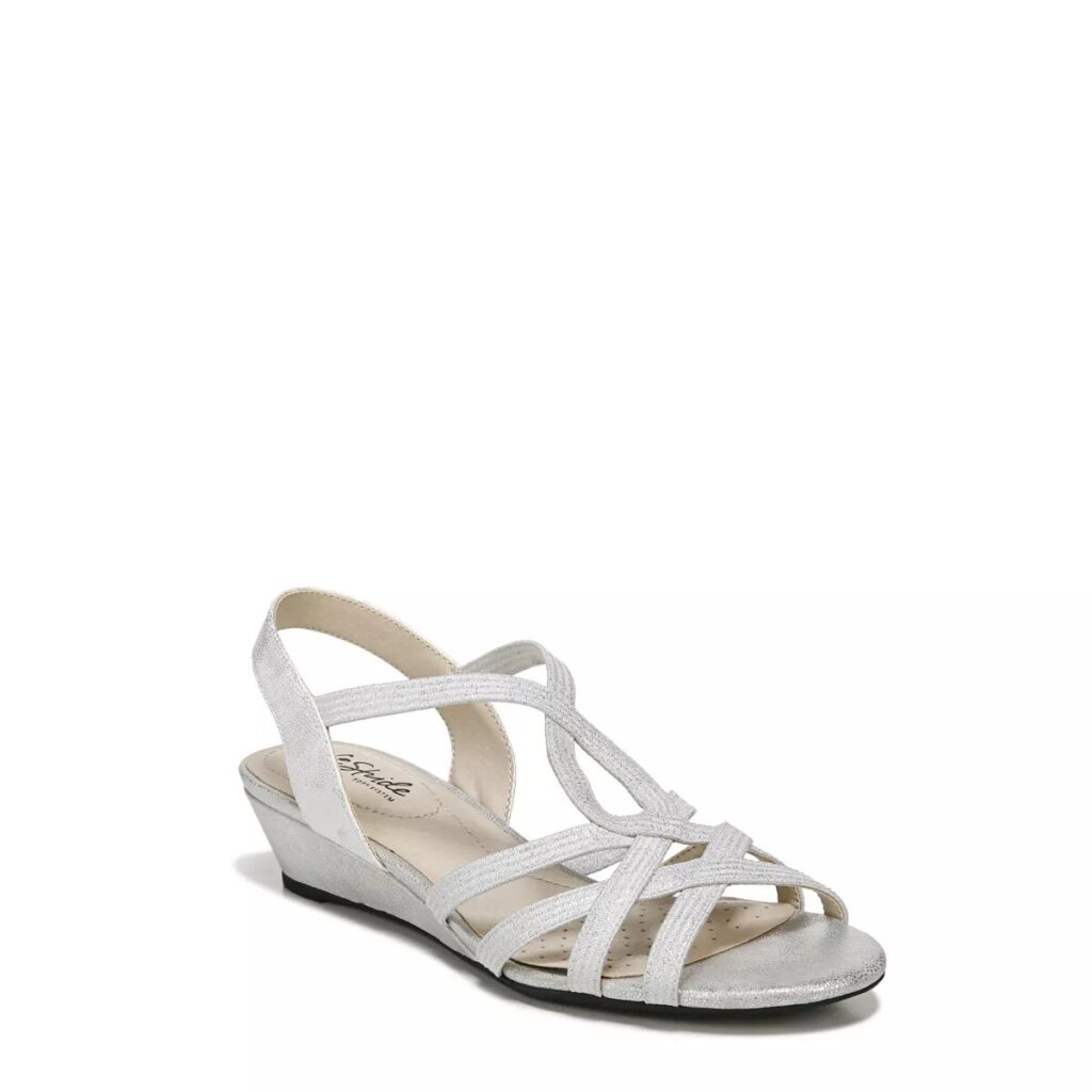 LifeStride Womens Yaya Strappy Wedge Sandals