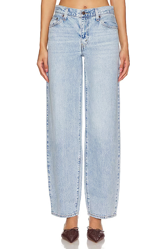 Revolve Baggy Dad Straight Jeans for Women Over 50