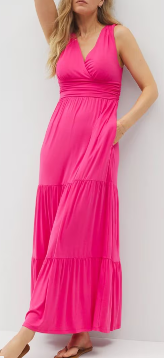 Soma Soft Jersey Goddess Tiered Maxi Dress (4 colors) $69.98 (was $110)
