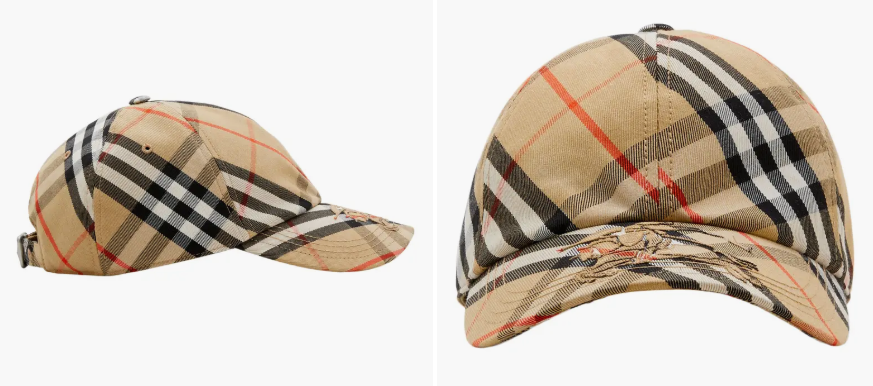 Burberry EKD Check Baseball Cap, $440