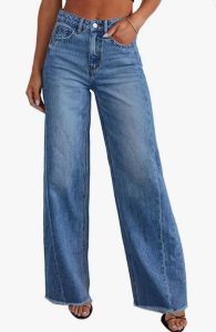 Sidefeel High Waisted Wide Leg Jeans