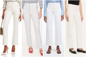 The New Rules for White Jeans