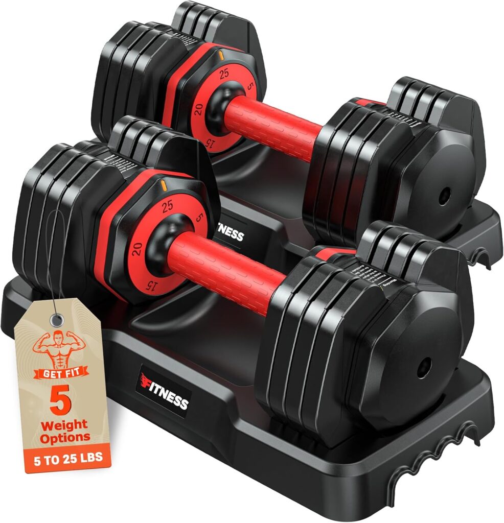 Adjustable Dumbbells (Set of 2), $129.99
