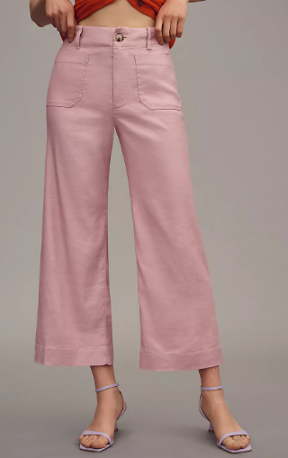 Anthropologie Maeve Colette Linen Trousers