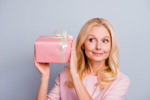 Birthday gifts for women; 60th birthday gift ideas