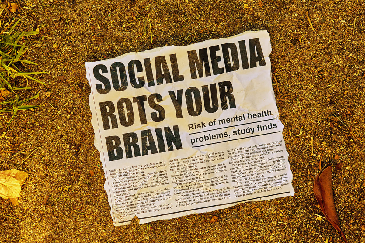 Brain rot news clipping