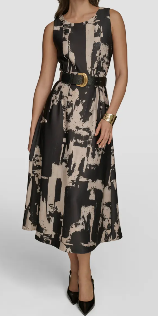 Donna Karan New York Abstract Print Sleeveless Midi Dress, $89.40 (was $149)