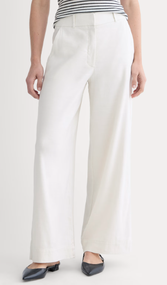 Everlane Wide-Leg Pant in Stretch Linen (6 colors), $158